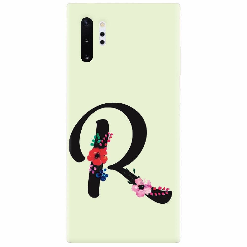 Husa silicon pentru Samsung Galaxy Note 10 Plus, Litera R