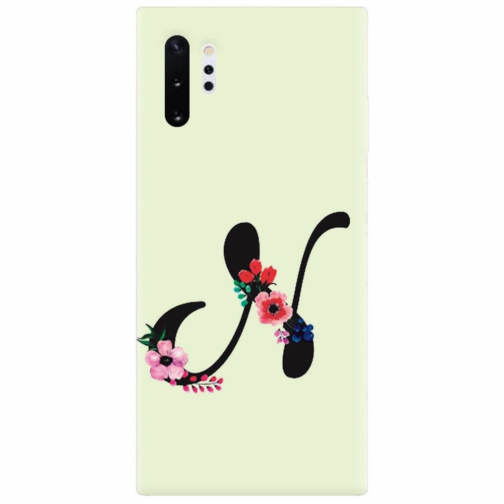 Husa silicon pentru Samsung Galaxy Note 10 Plus, Litera N