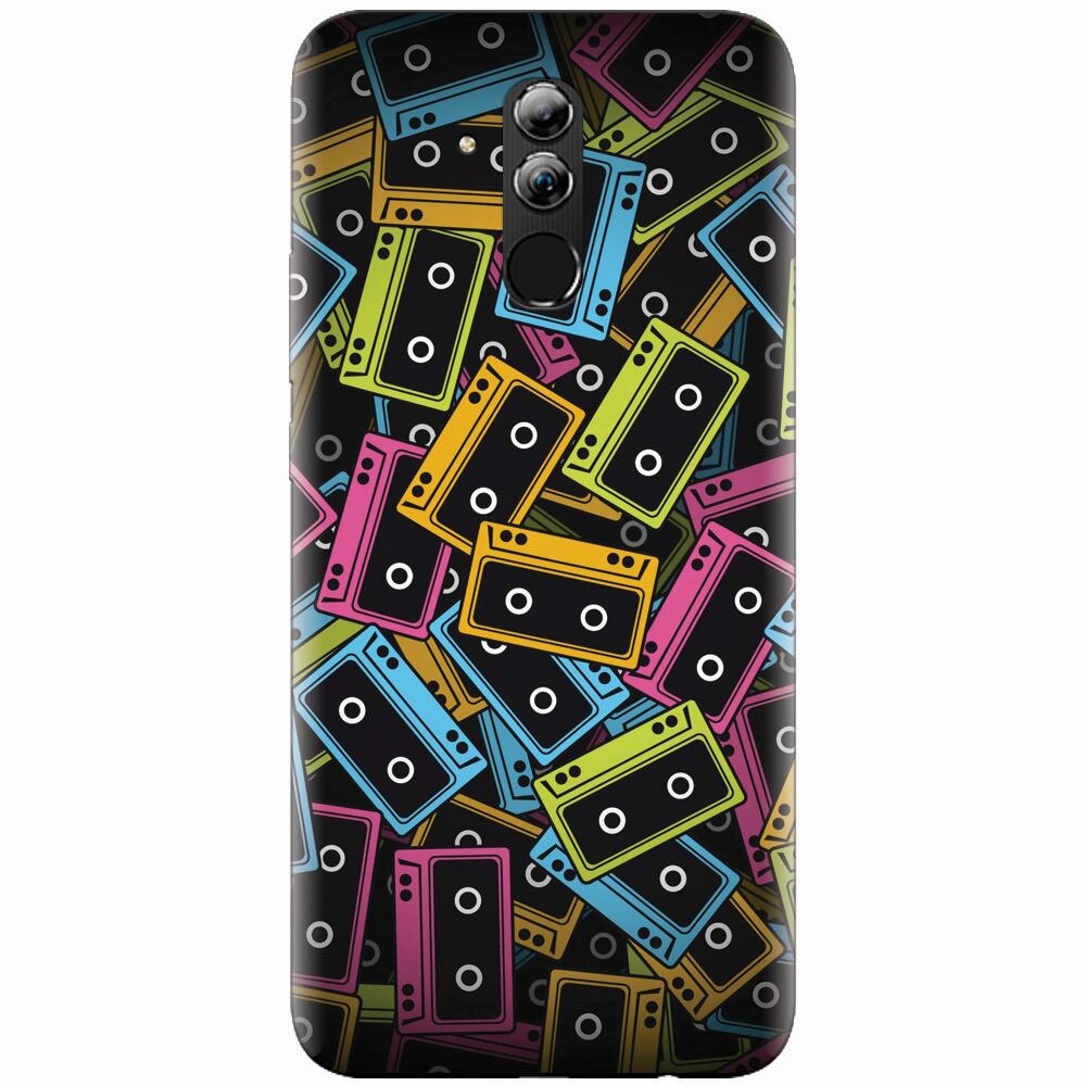 Husa silicon pentru Huawei Mate 20 Lite, Audio Cassette Color Vector