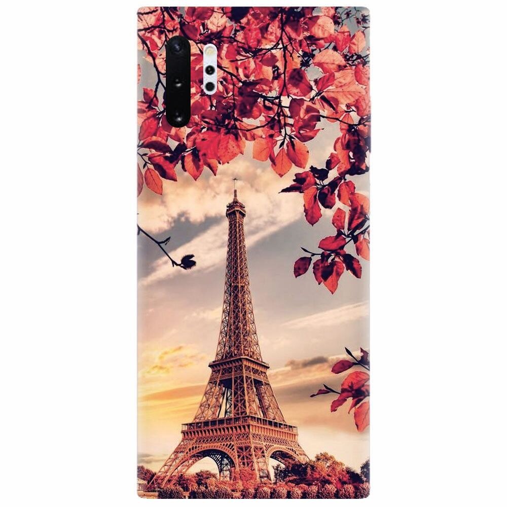 Husa silicon pentru Samsung Galaxy Note 10 Plus, Eifel Tower