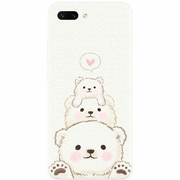 Husa silicon pentru Honor 10, Bear Family Husa silicon pentru Honor 10, Bear Family