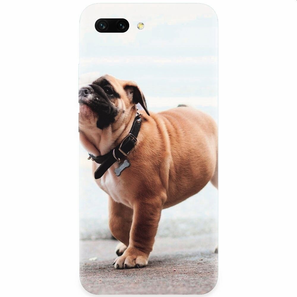 Husa silicon pentru Honor 10, Little Dog Puppy Animal