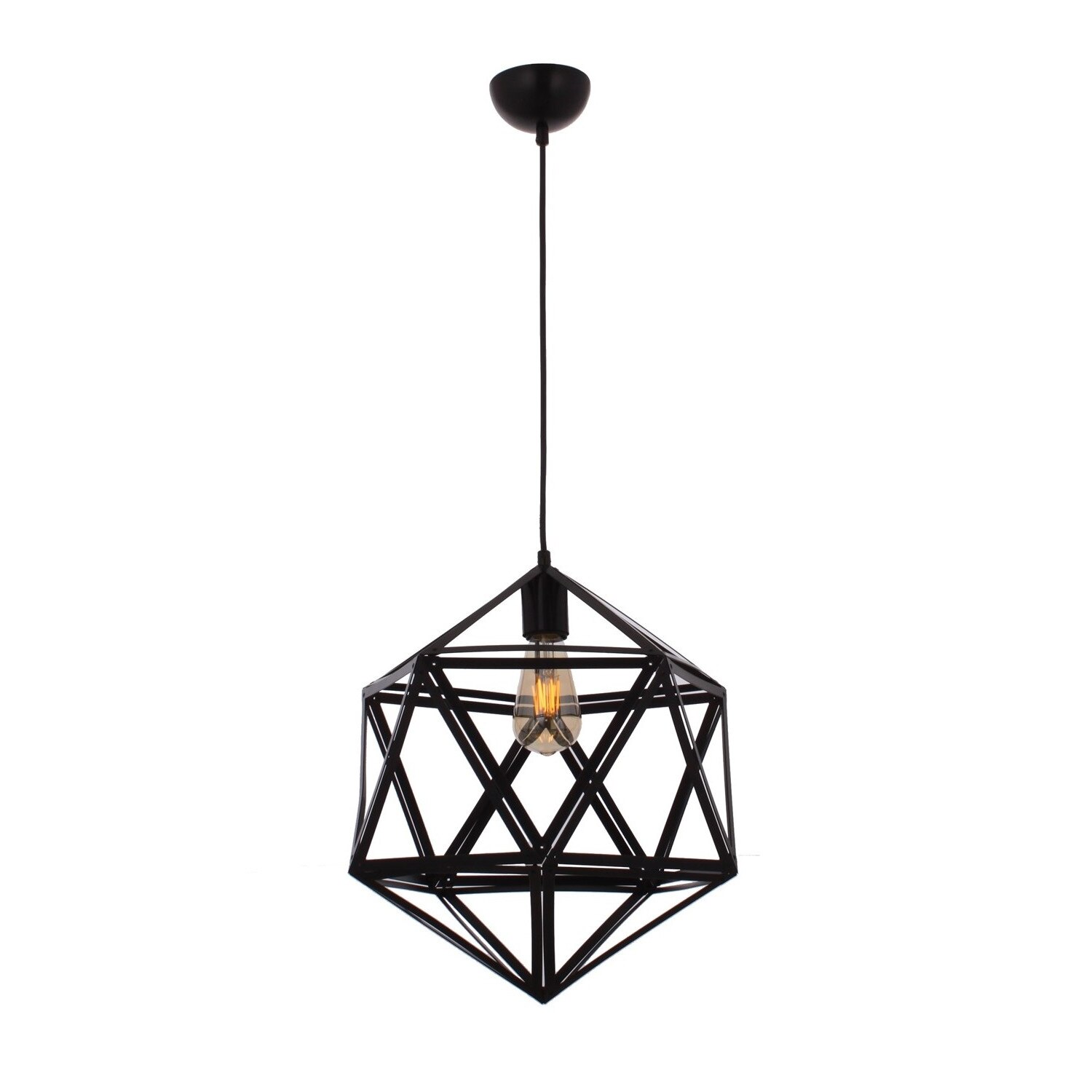 Pendul Avonni AV-65032-1B-BSY, E27, 60W, 70 cm, metal, Negru