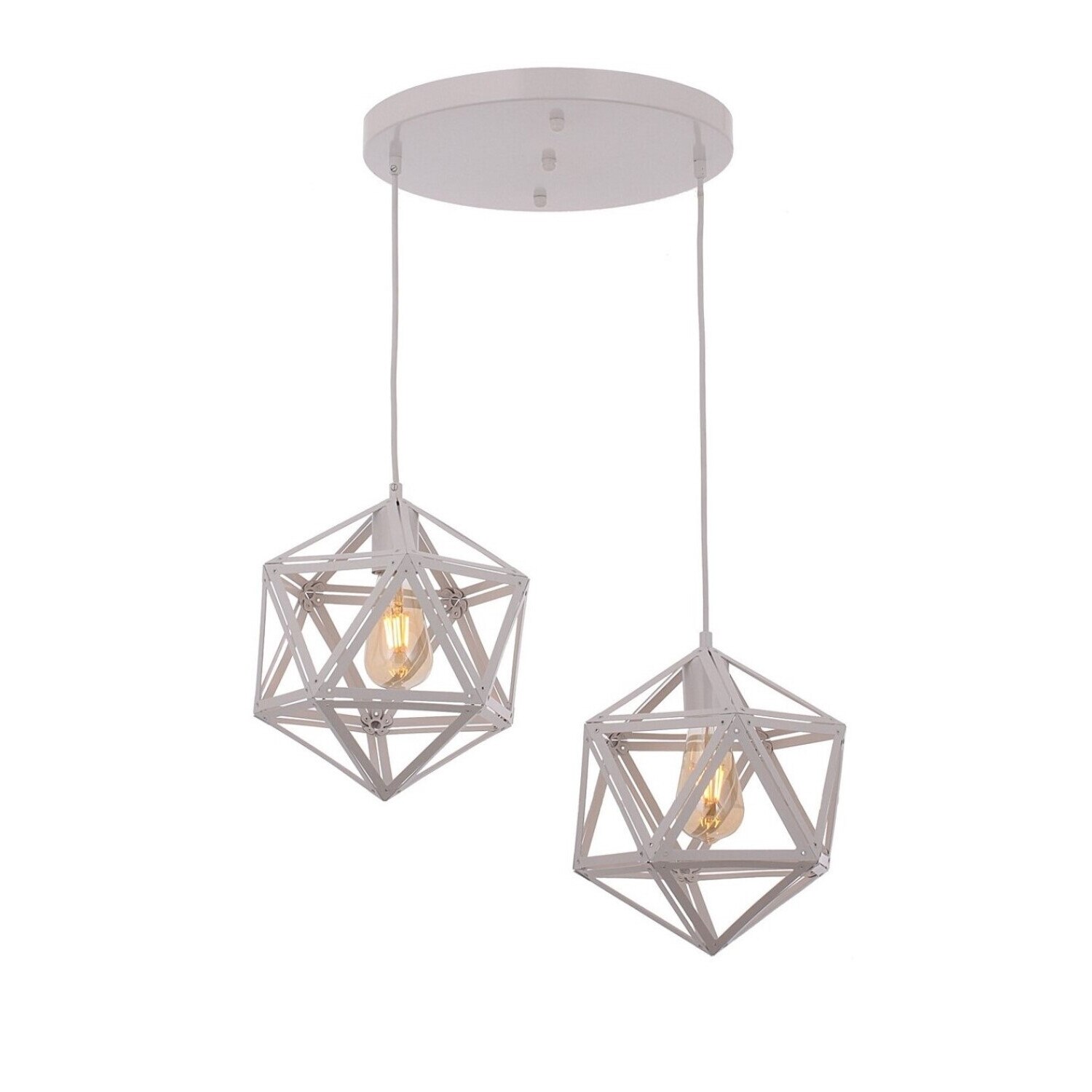 Lustra Avonni AV-65032-2T-BBY, 2x 60 W ,E27, Alb