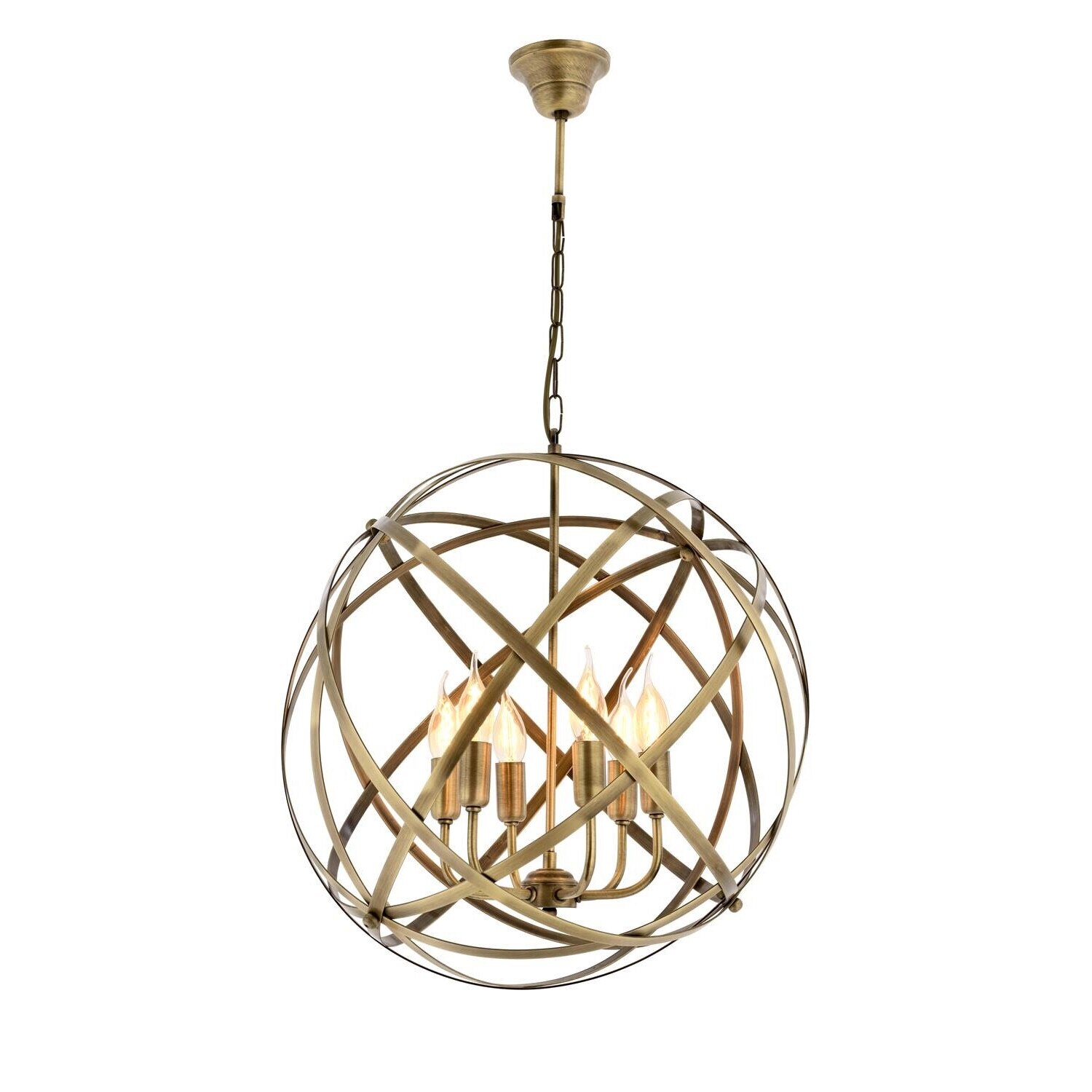 Lustra Avonni AV-4183-6E, 6x 40 W ,E14, Antique