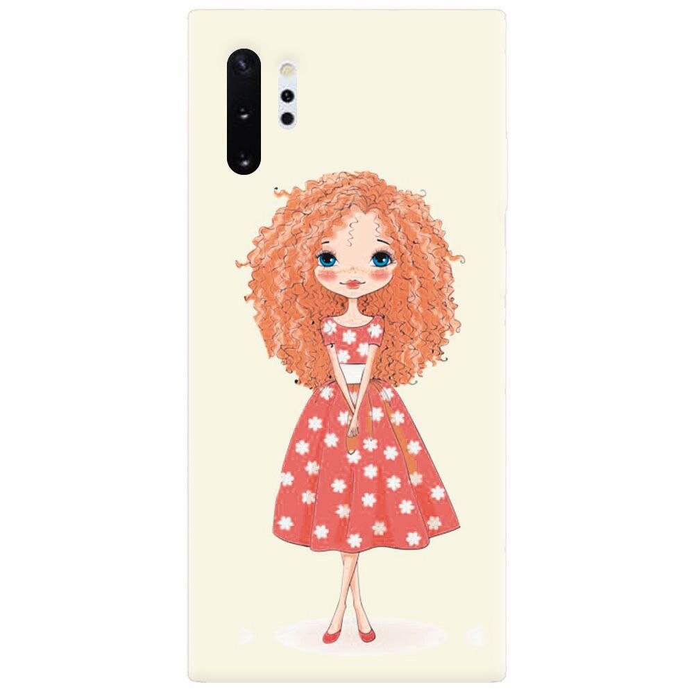 Husa silicon pentru Samsung Galaxy Note 10 Plus, Sweet Little Girl