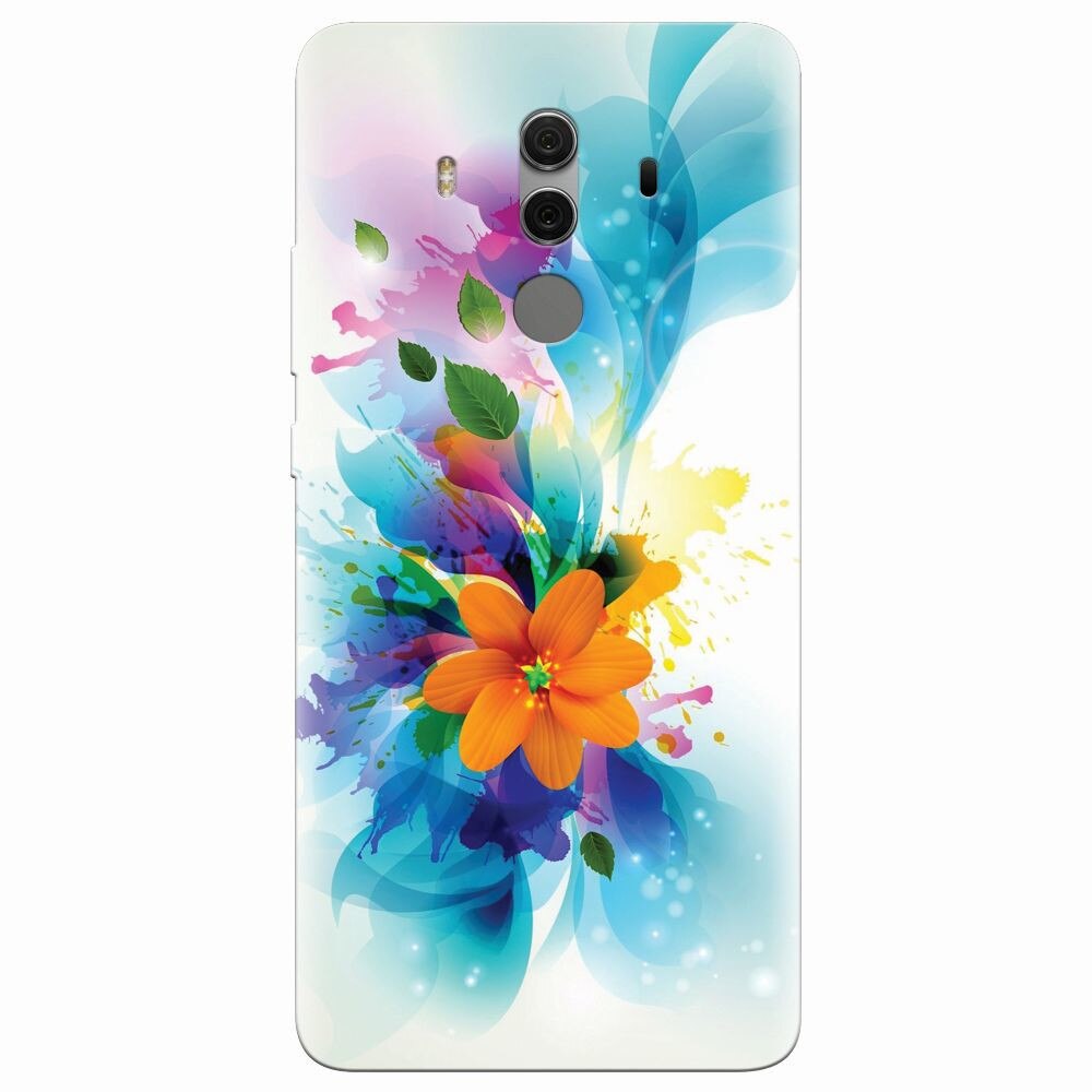 Husa silicon pentru Huawei Mate 10 Pro, Flower 011