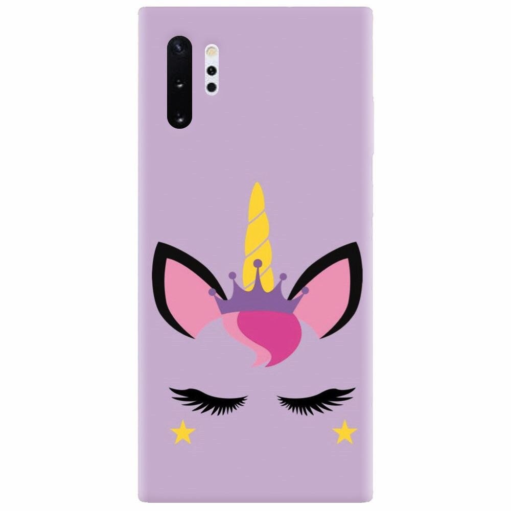 Husa silicon pentru Samsung Galaxy Note 10 Plus, Unicorn Shine