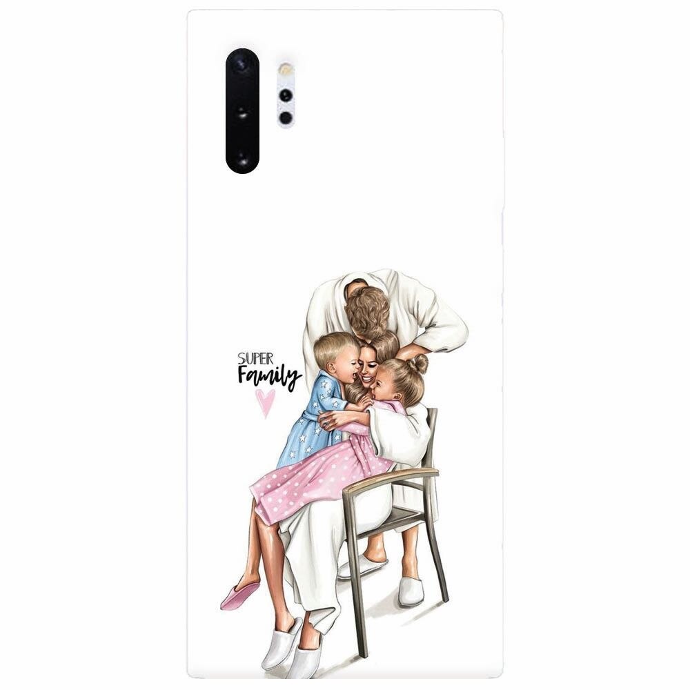 Husa silicon pentru Samsung Galaxy Note 10 Plus, Super Family
