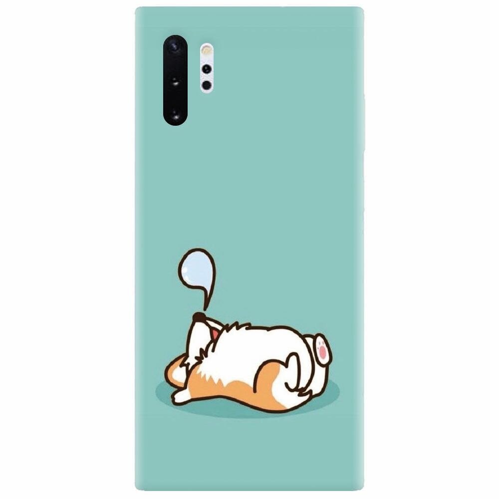 Husa silicon pentru Samsung Galaxy Note 10 Plus, Cute Corgi