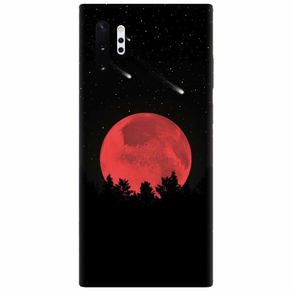 Husa silicon pentru Samsung Galaxy Note 10 Plus, Blood Moon