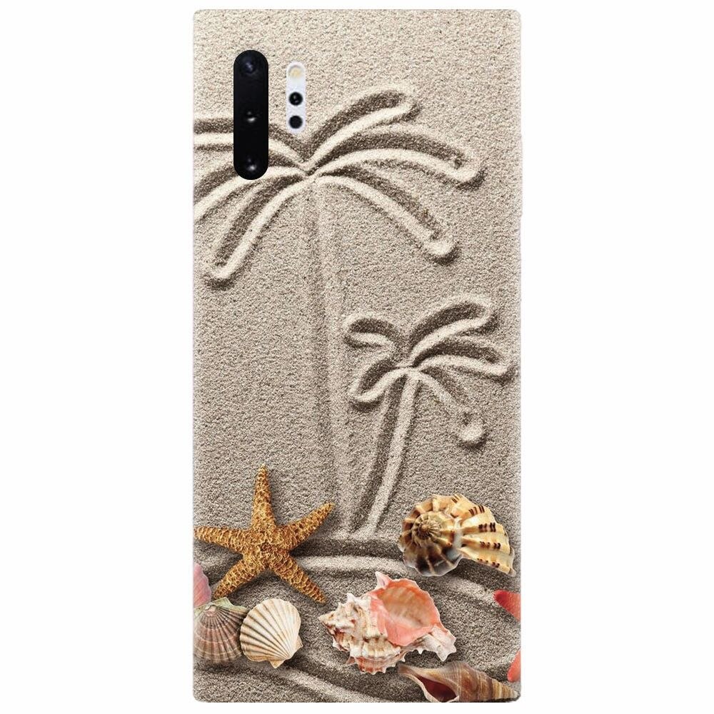 Husa silicon pentru Samsung Galaxy Note 10 Plus, Beach Sand