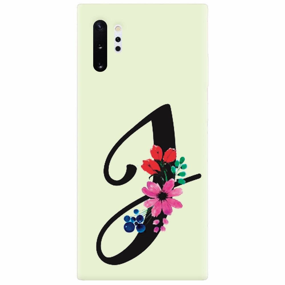 Husa silicon pentru Samsung Galaxy Note 10 Plus, Litera J