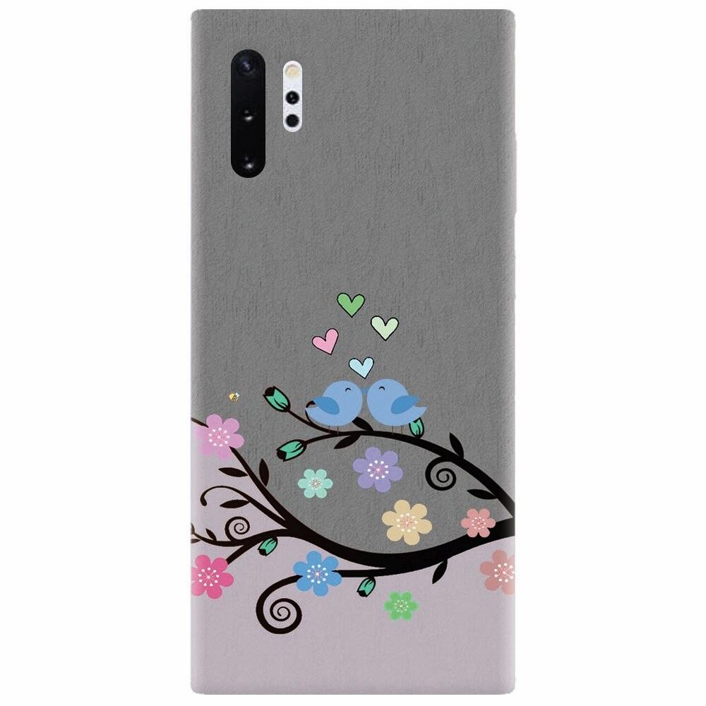 Husa silicon pentru Samsung Galaxy Note 10 Plus, Bird Love