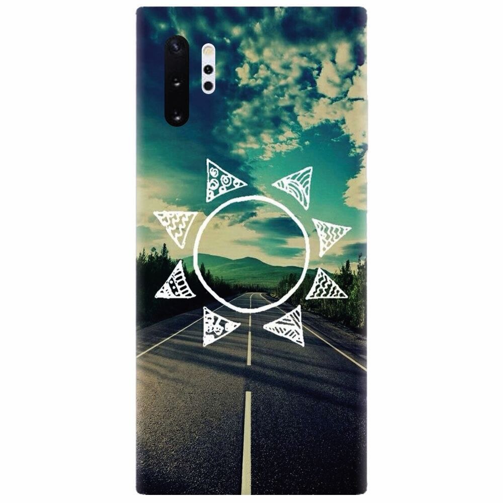 Husa silicon pentru Samsung Galaxy Note 10 Plus, Sun On The Road