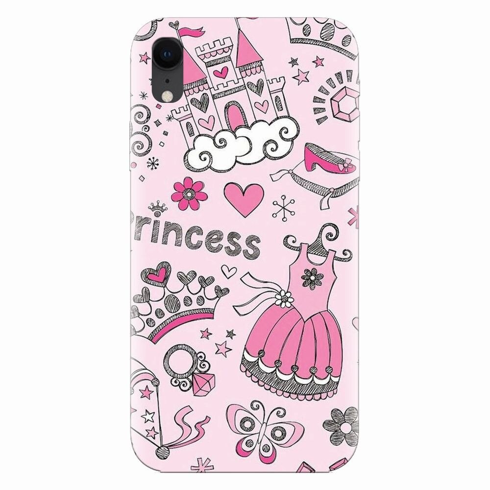 Husa silicon pentru Apple Iphone XR, Princess
