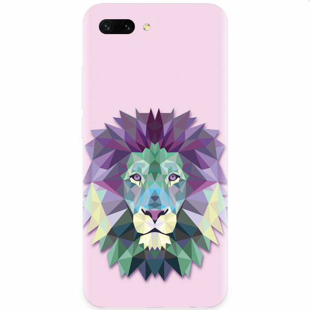 Husa silicon pentru Honor 10, Polygon Lion