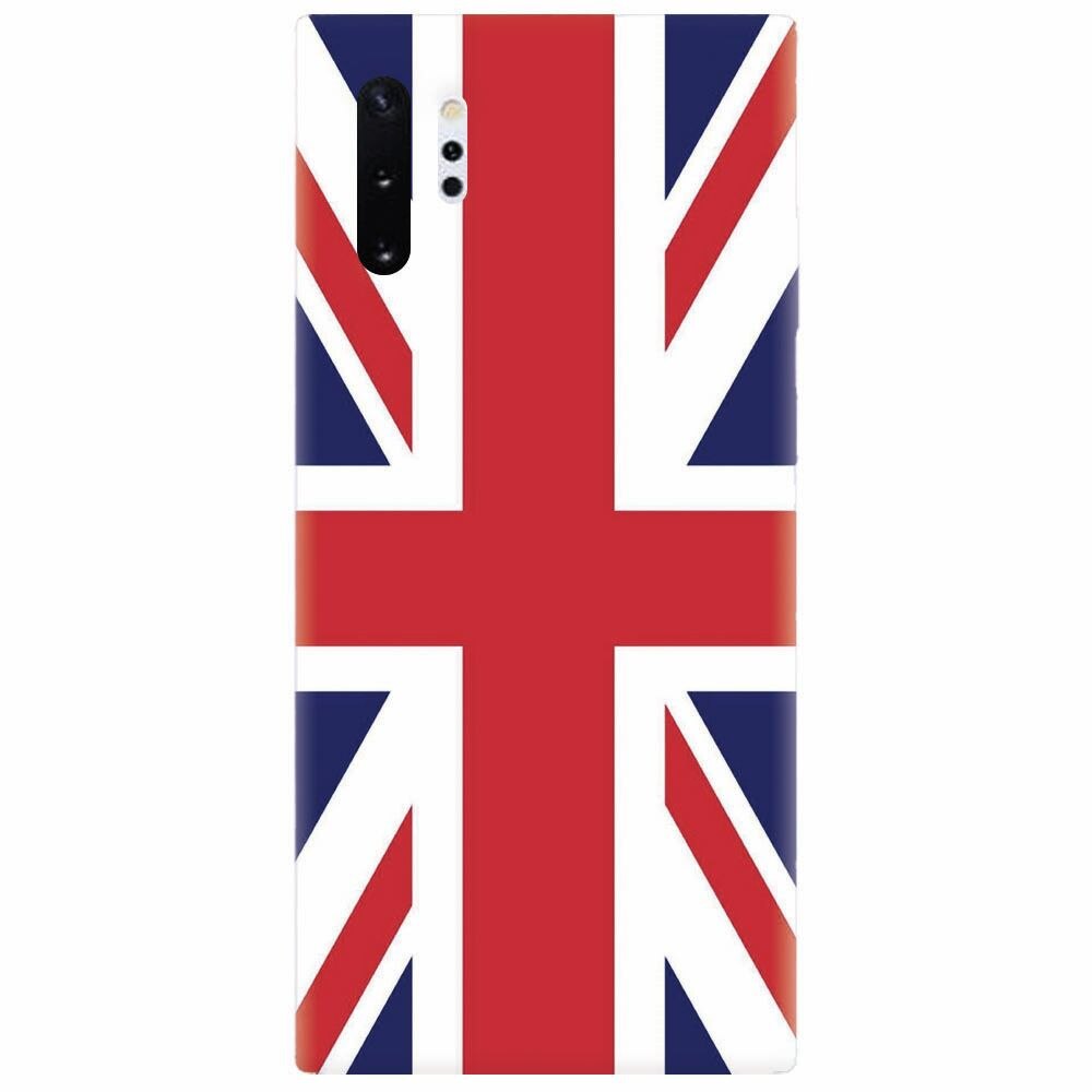 Husa silicon pentru Samsung Galaxy Note 10 Plus, UK Flag Illustration