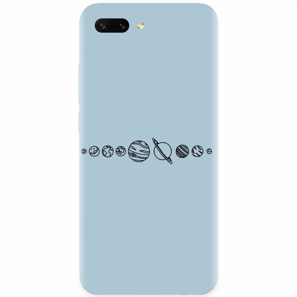 Husa silicon pentru Honor 10, Planets