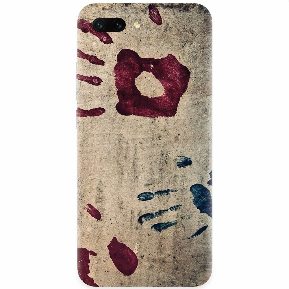 Husa silicon pentru Honor 10, Handprints