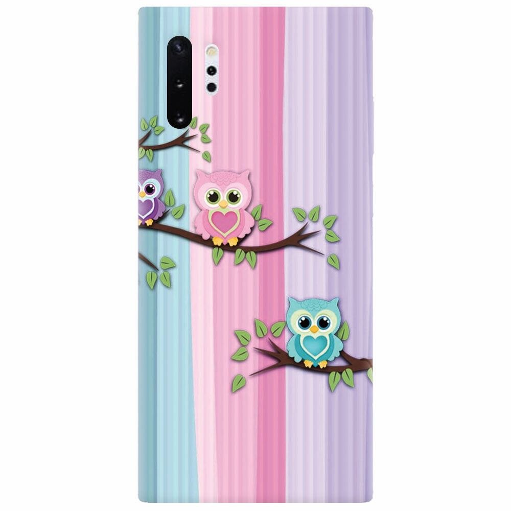 Husa silicon pentru Samsung Galaxy Note 10 Plus, Cute Owl