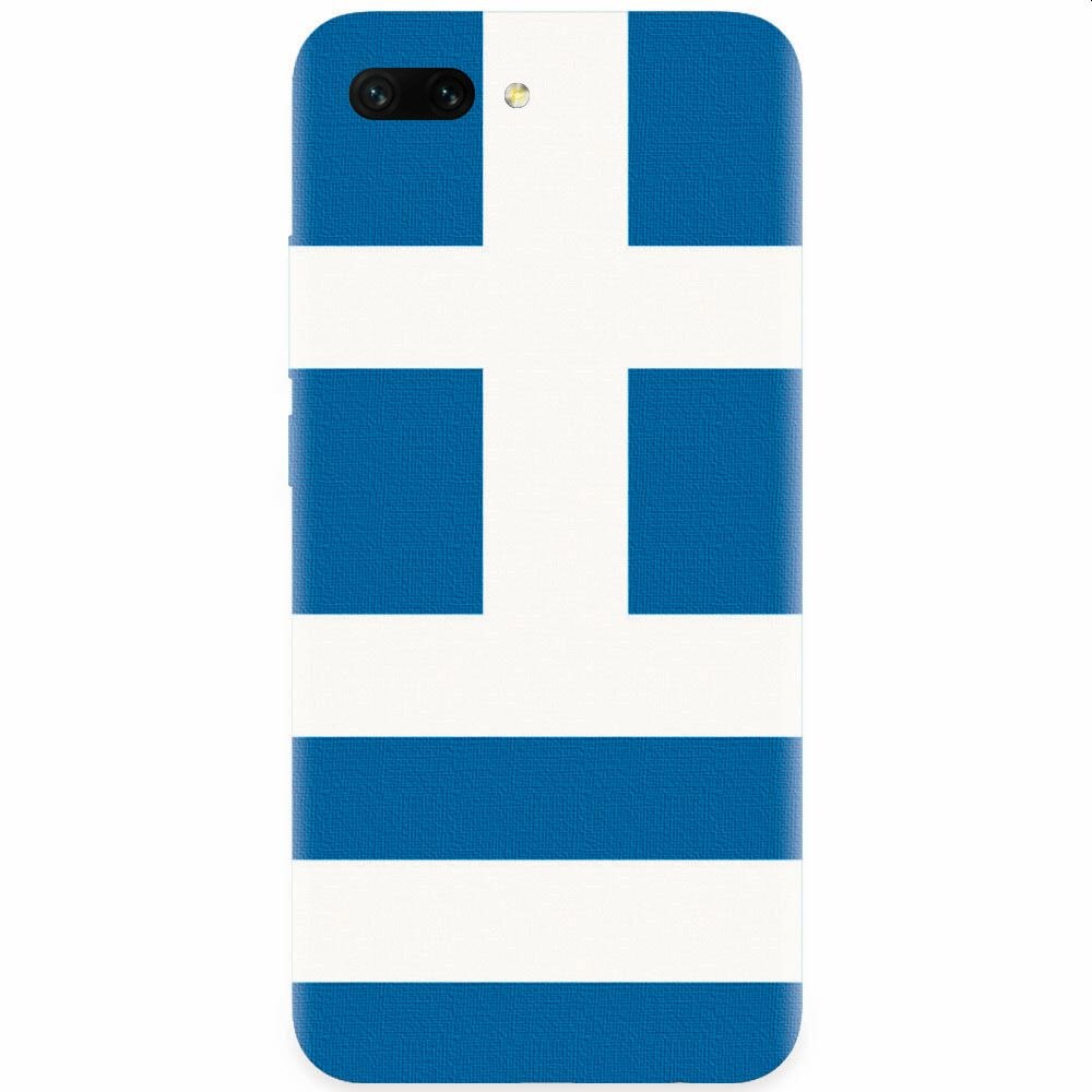 Husa silicon pentru Honor 10, Greece Flag