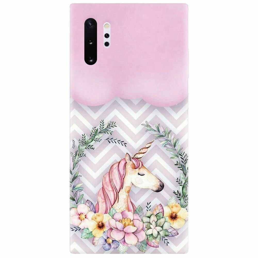 Husa silicon pentru Samsung Galaxy Note 10 Plus, Aesthetic Unicorn