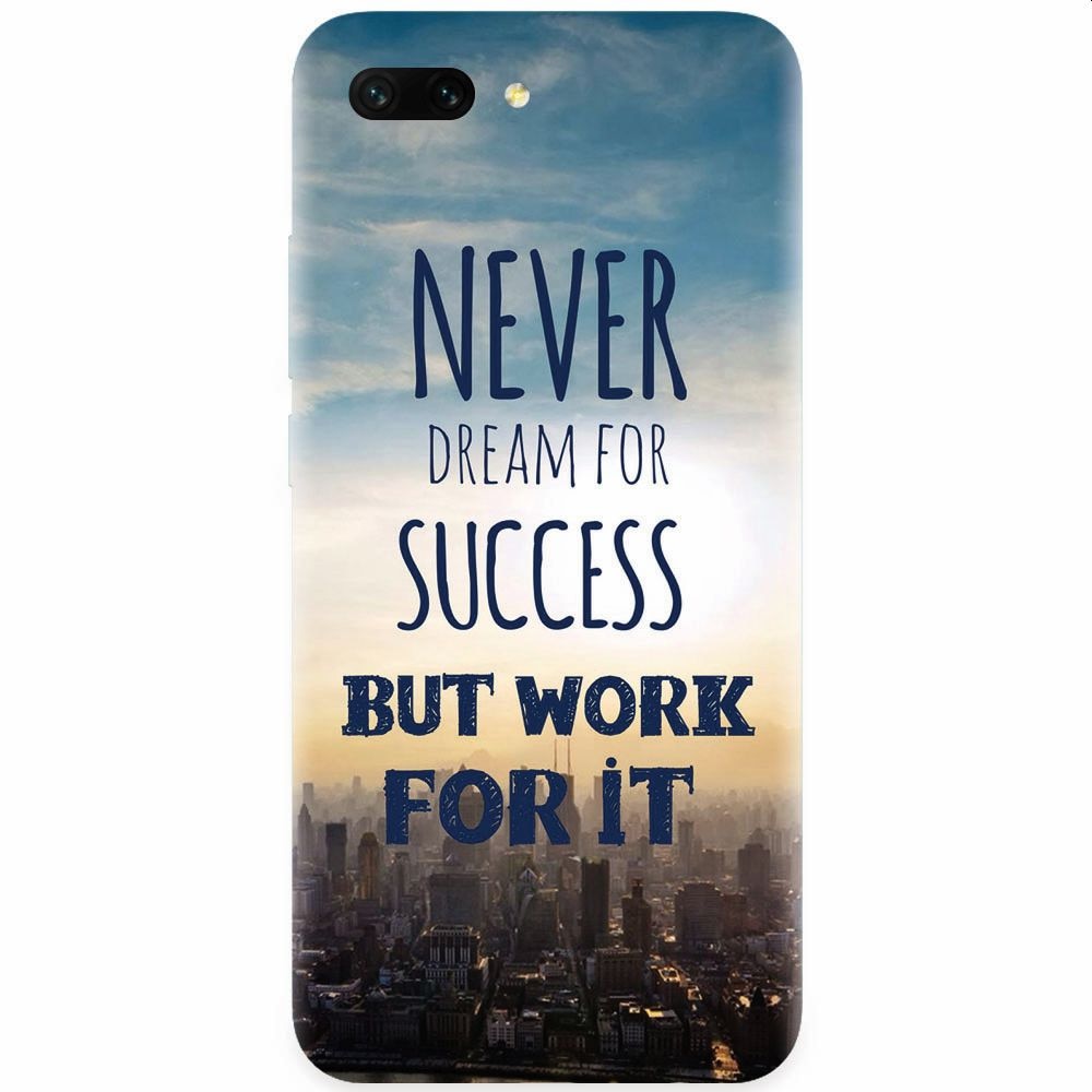 Husa silicon pentru Honor 10, Never Dream