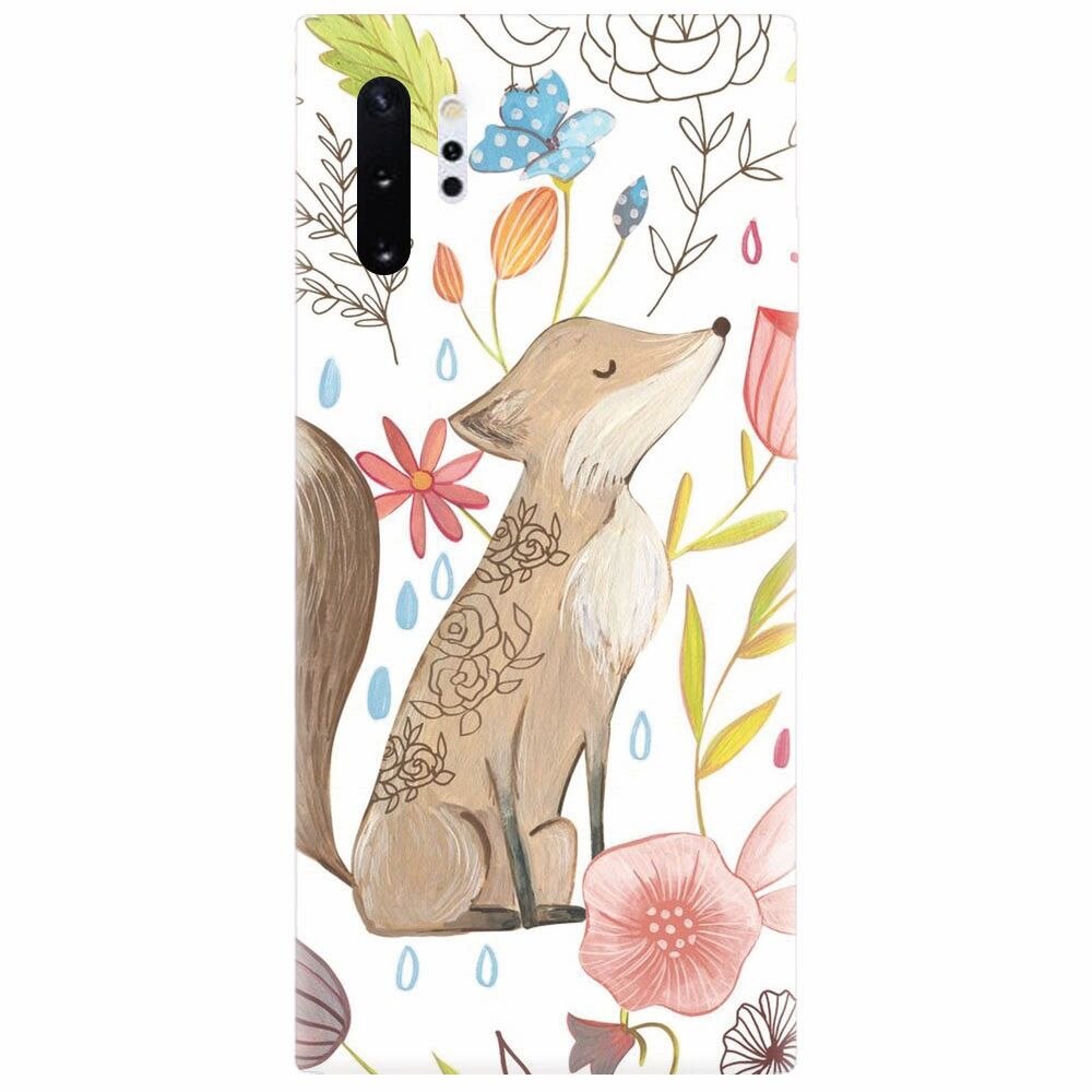Husa silicon pentru Samsung Galaxy Note 10 Plus, Fox