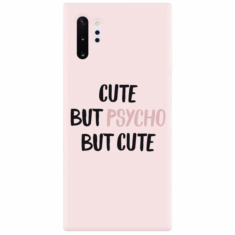 Husa silicon pentru Samsung Galaxy Note 10 Plus, Cute But Psycho