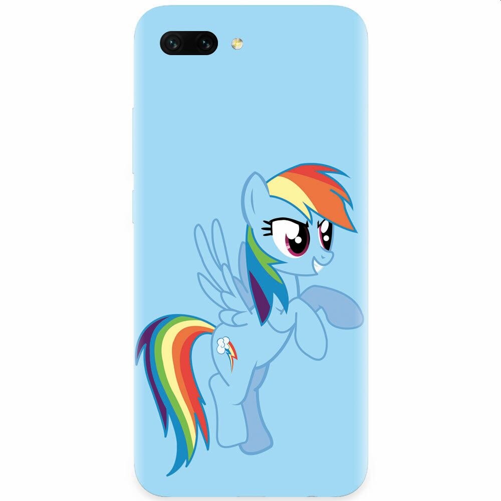 Husa silicon pentru Honor 10, Rainbow Dash