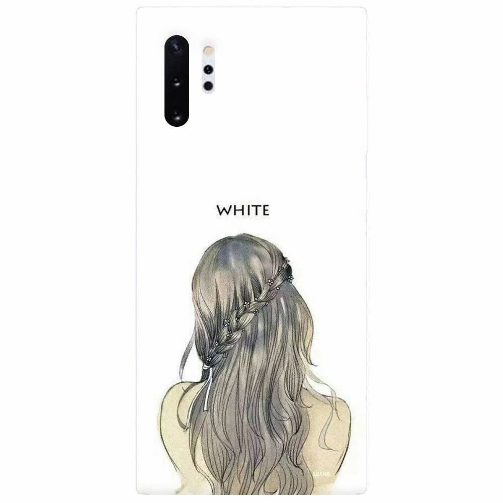 Husa silicon pentru Samsung Galaxy Note 10 Plus, White