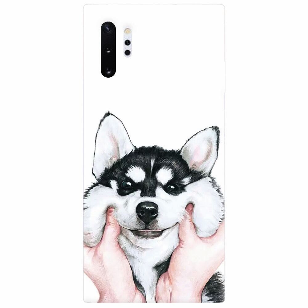 Husa silicon pentru Samsung Galaxy Note 10 Plus, Cute Dog 1
