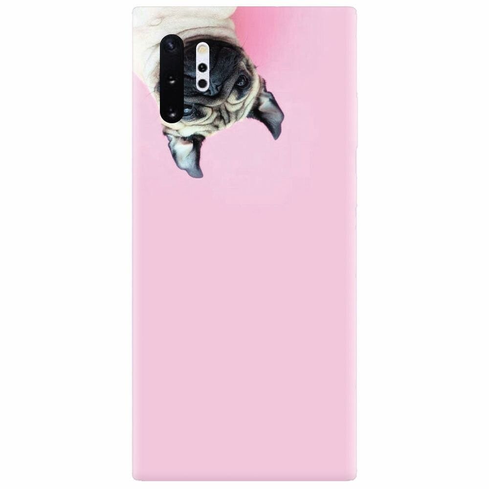 Husa silicon pentru Samsung Galaxy Note 10 Plus, Dog And Pink