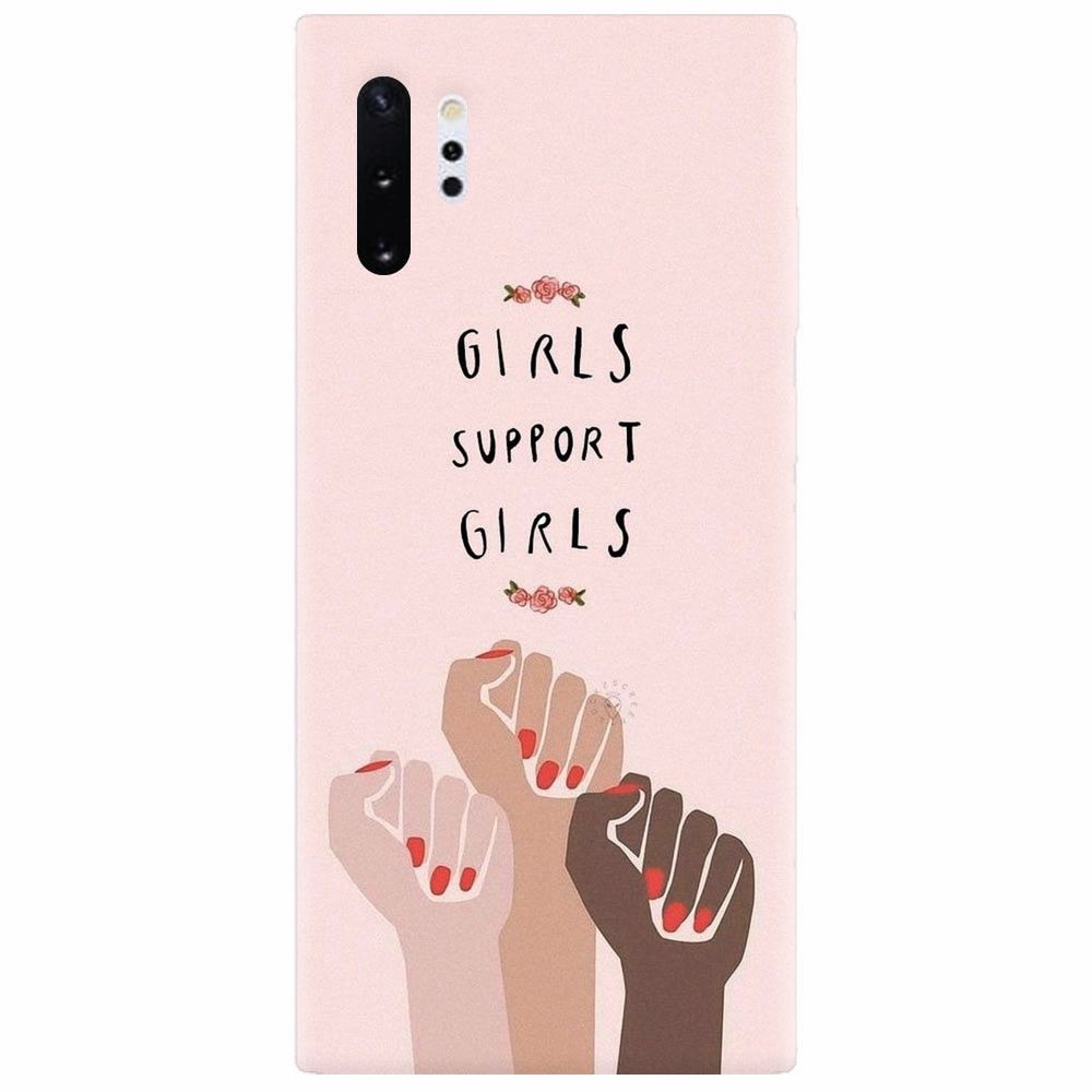 Husa silicon pentru Samsung Galaxy Note 10 Plus, Girls Supportgirls