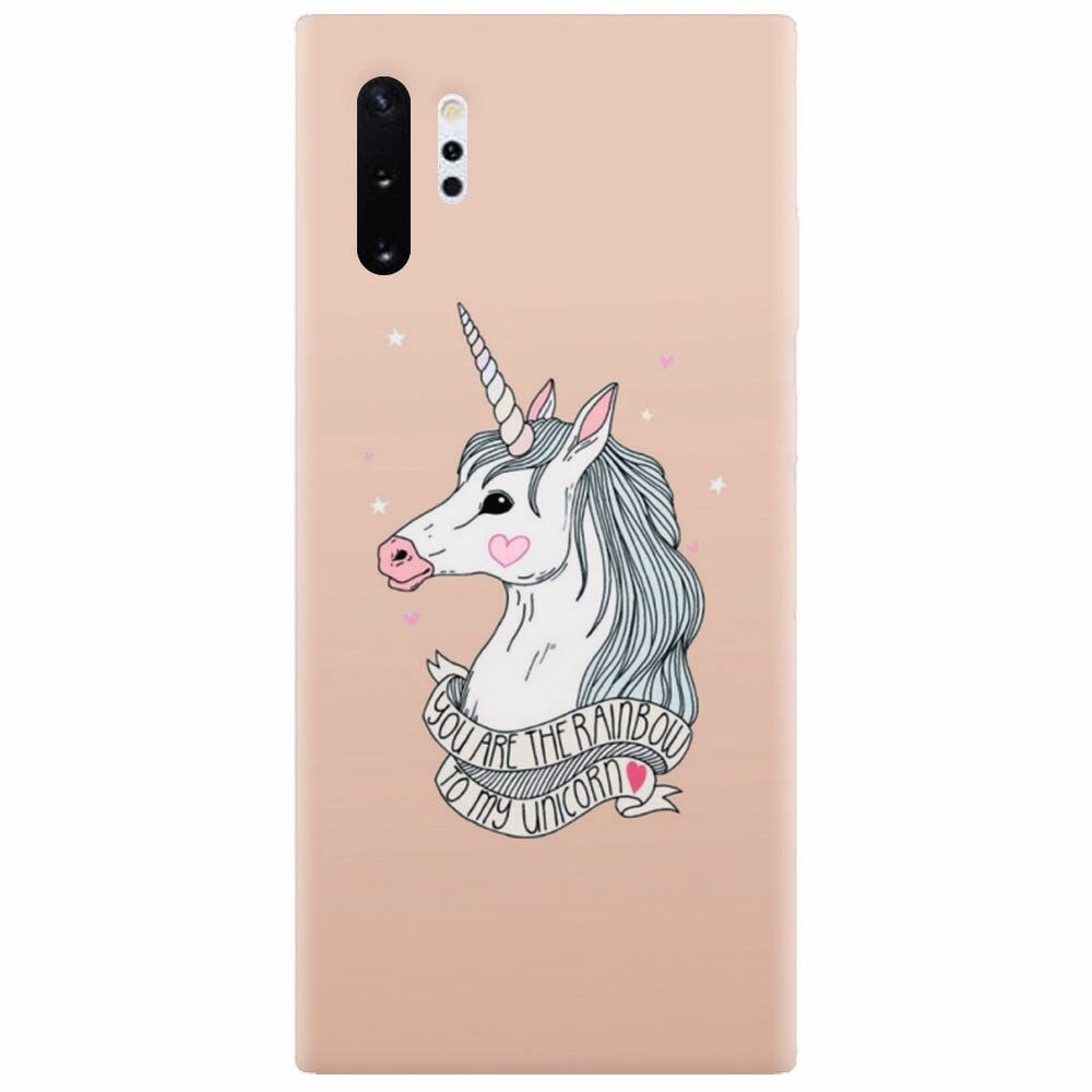 Husa silicon pentru Samsung Galaxy Note 10 Plus, Cute Rose Gold