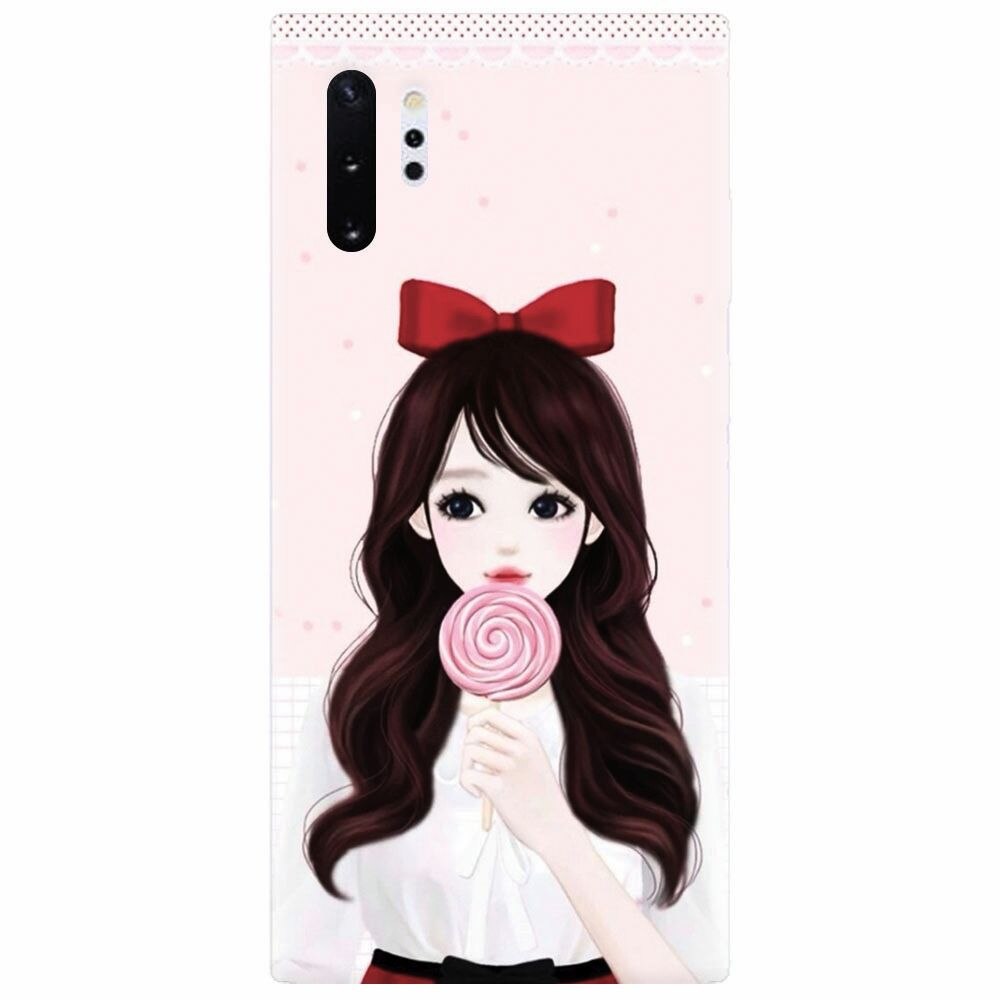 Husa silicon pentru Samsung Galaxy Note 10 Plus, Girly 001