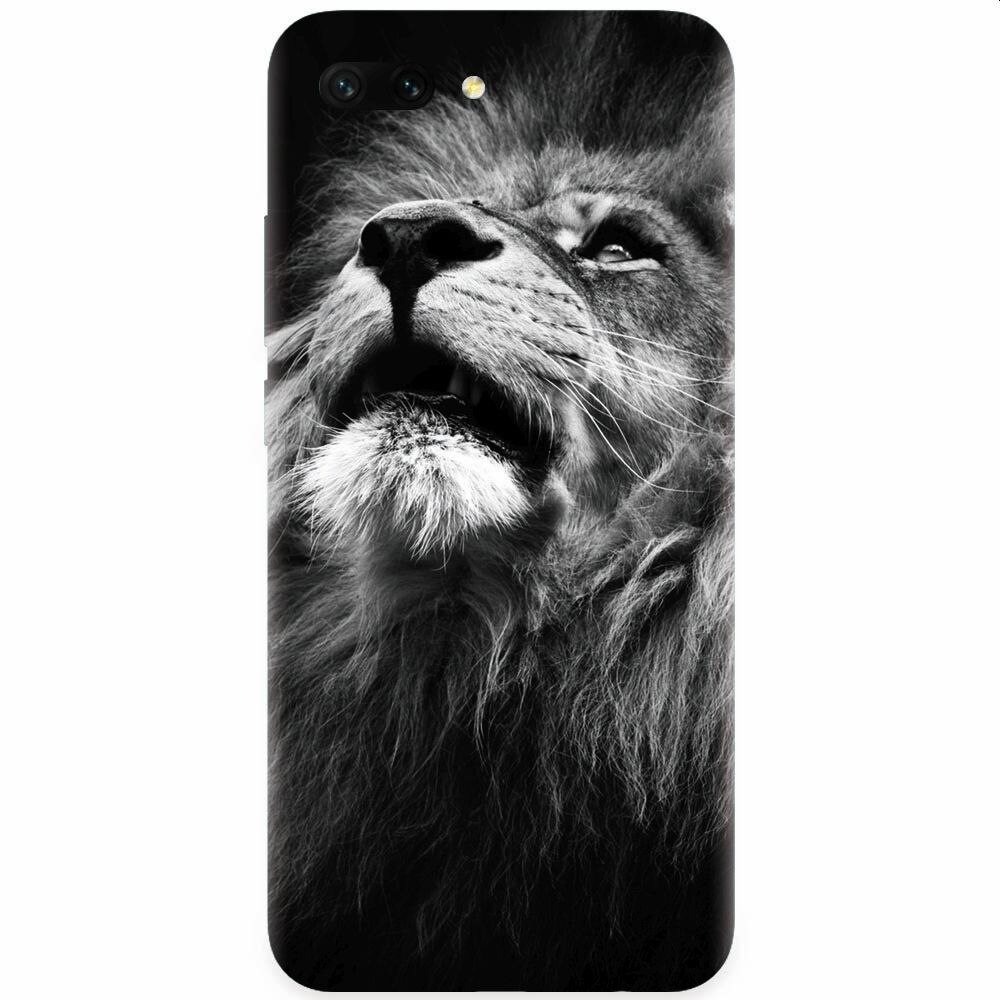 Husa silicon pentru Honor 10, Majestic Lion Portrait