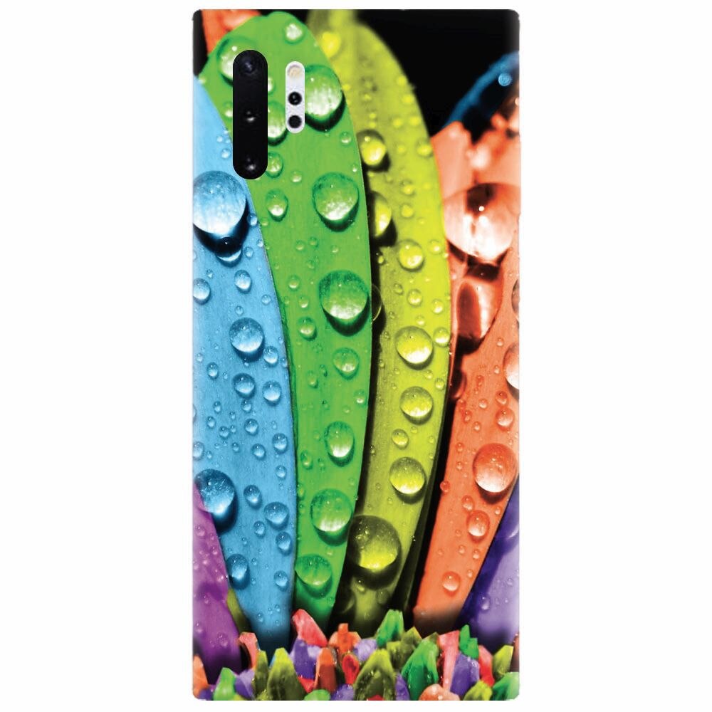Husa silicon pentru Samsung Galaxy Note 10 Plus, Colorful Daisy Petals