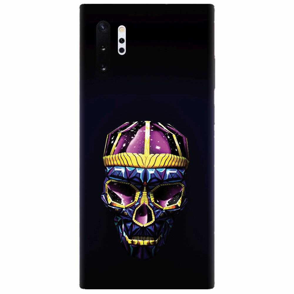 Husa silicon pentru Samsung Galaxy Note 10 Plus, Colorfull Skull