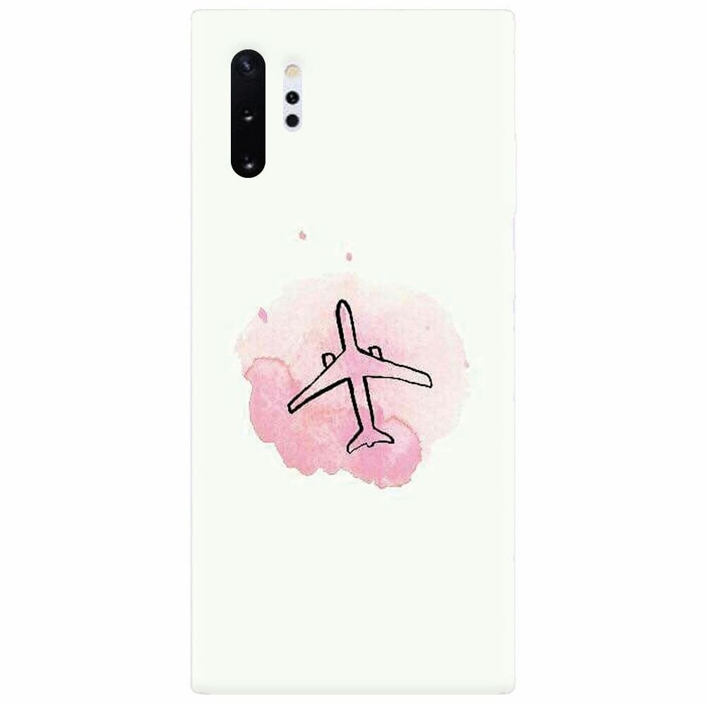 Husa silicon pentru Samsung Galaxy Note 10 Plus, Airplain