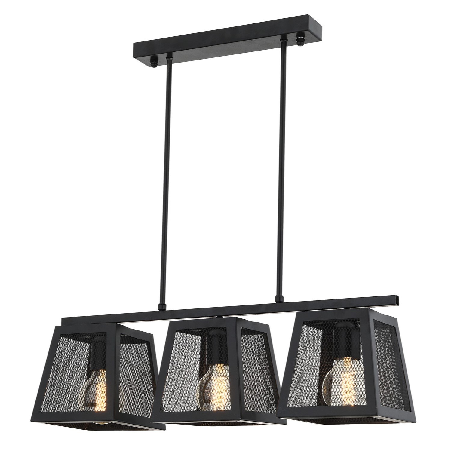 Lustra Avonni 3 brate Y , finisaj Negru 3xE27 max60W