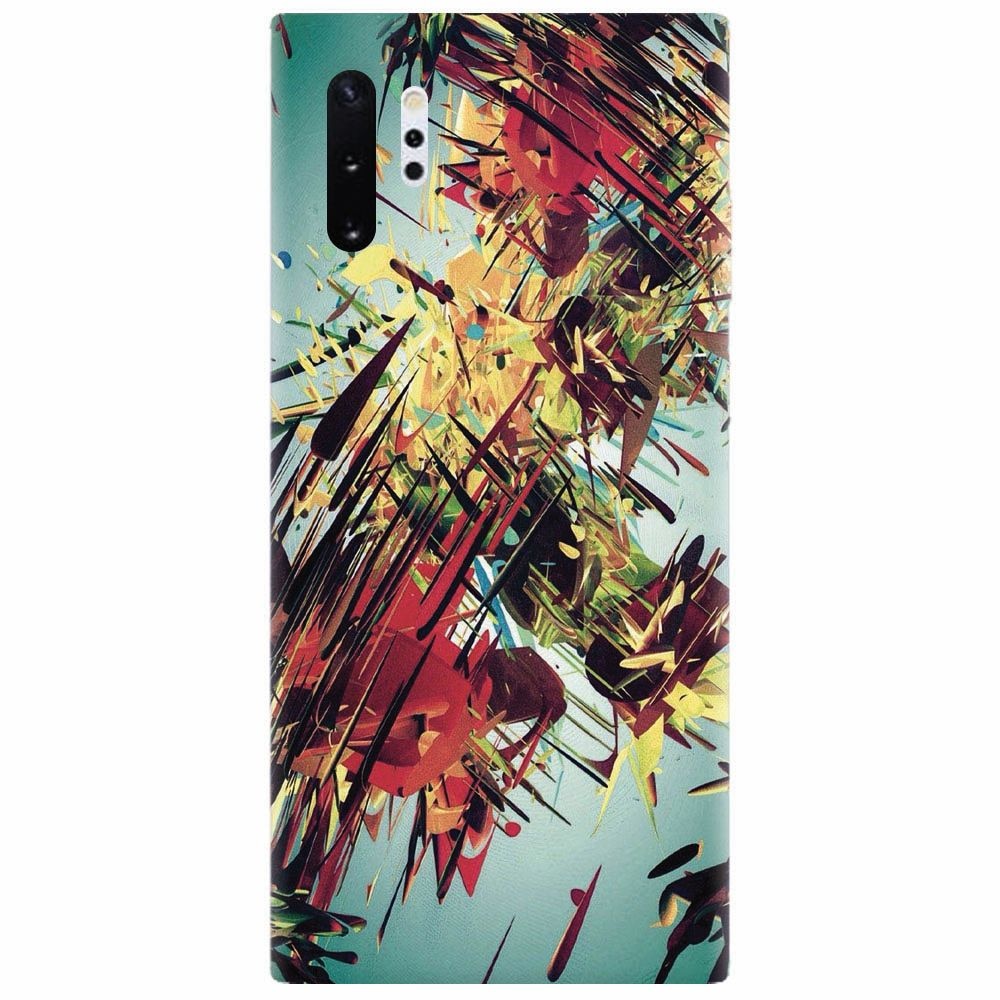 Husa silicon pentru Samsung Galaxy Note 10 Plus, Complex Abstract Colorful 3D Drawing