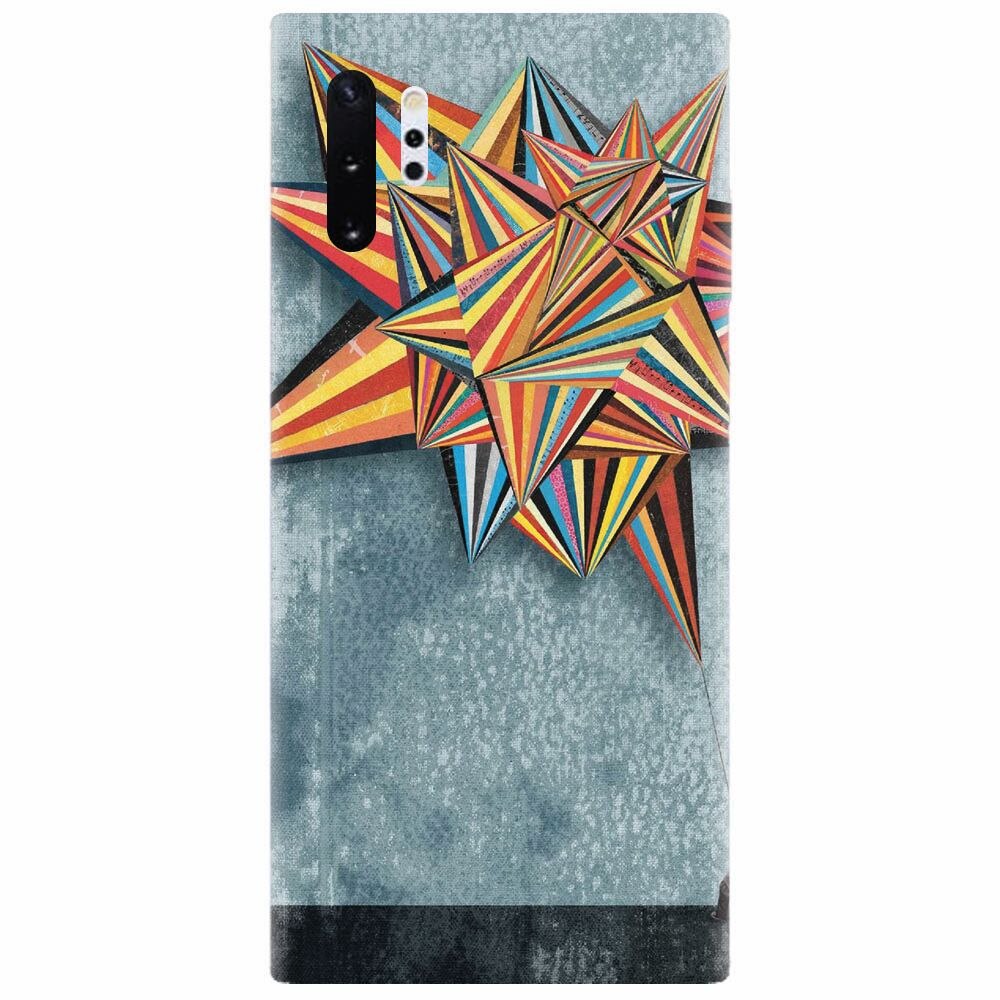 Husa silicon pentru Samsung Galaxy Note 10 Plus, Abstract Colorful Balloon Triangles