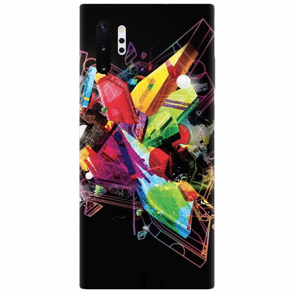 Husa silicon pentru Samsung Galaxy Note 10 Plus, Abstract Shape