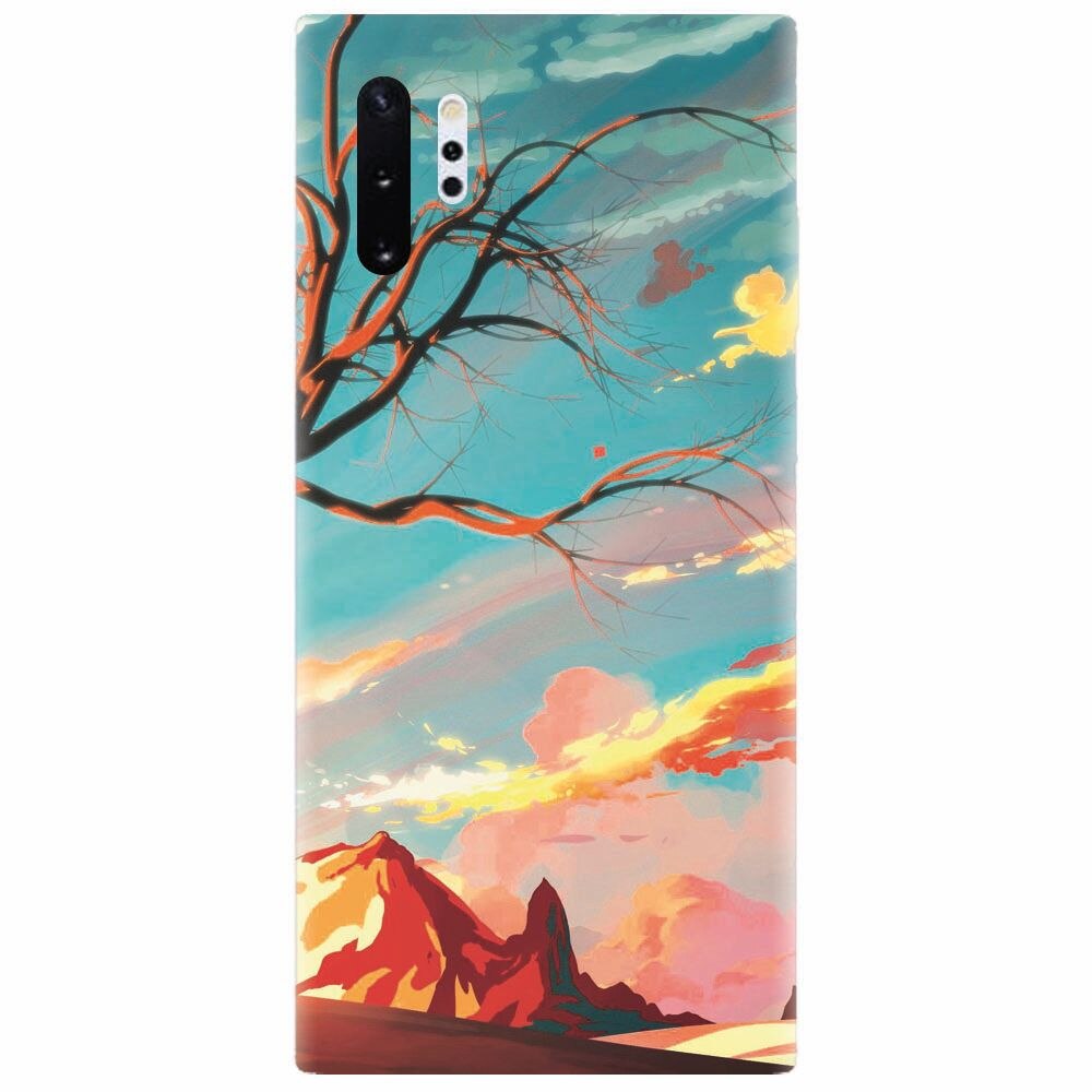 Husa silicon pentru Samsung Galaxy Note 10 Plus, Artistic Landscape