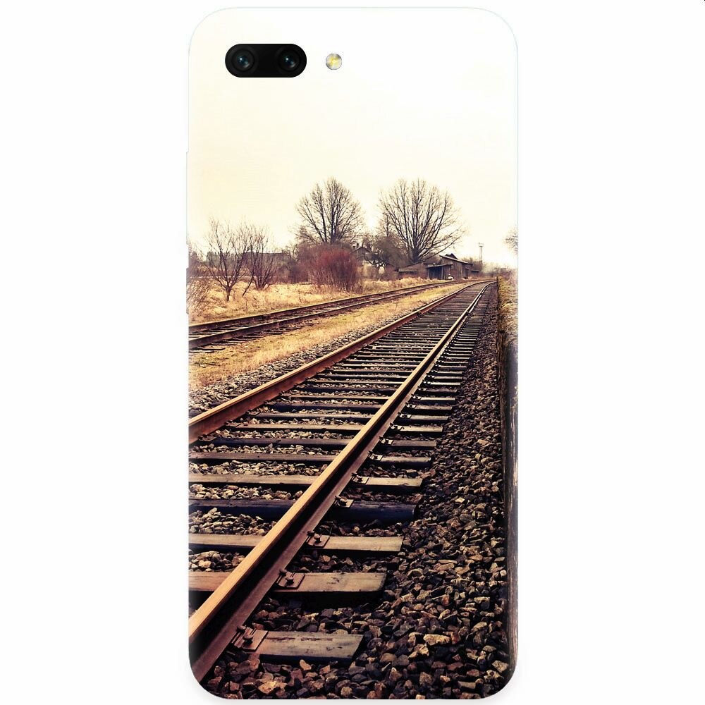 Husa silicon pentru Honor 10, Railroad