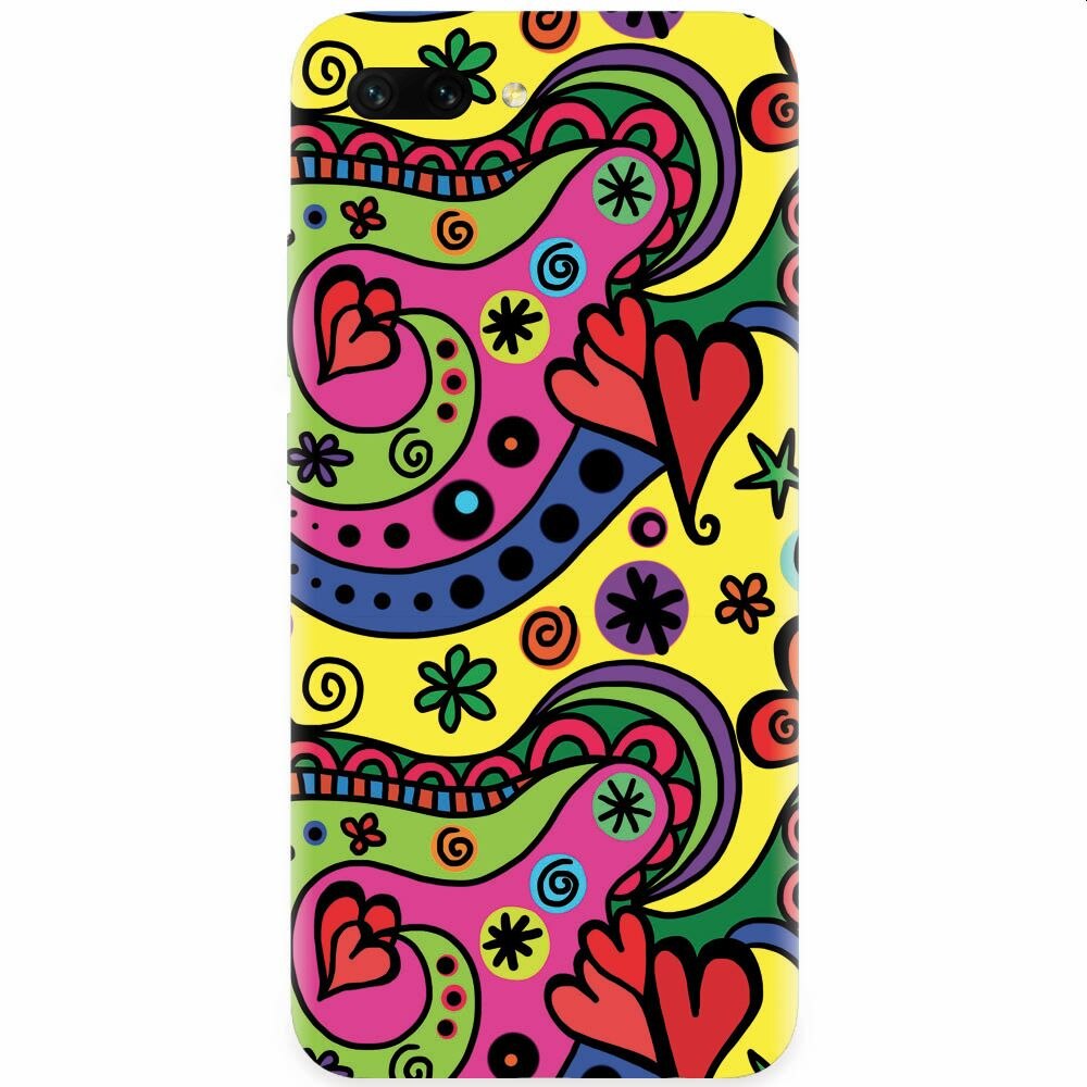 Husa silicon pentru Honor 10, Heart Color