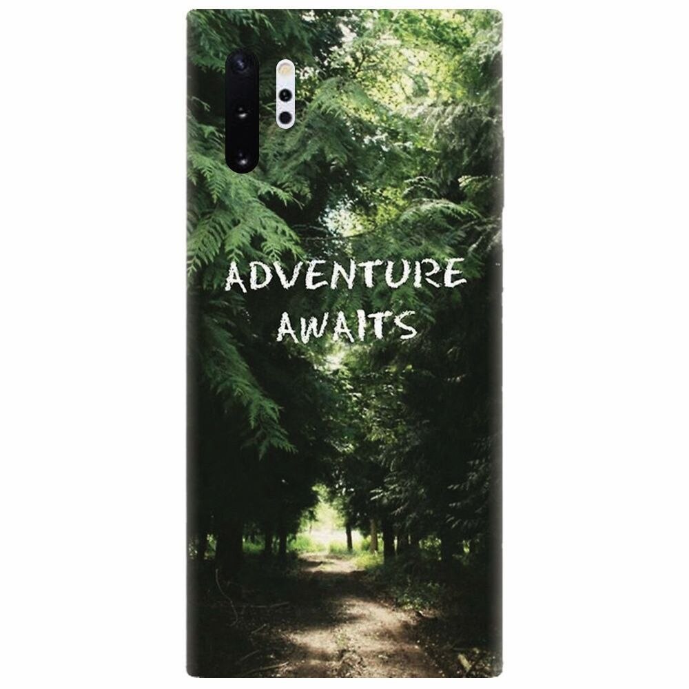 Husa silicon pentru Samsung Galaxy Note 10 Plus, Adventure Awaits Forest