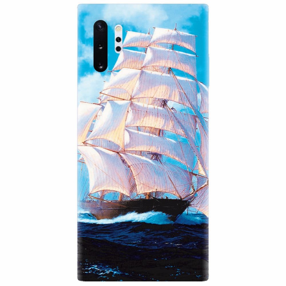 Husa silicon pentru Samsung Galaxy Note 10 Plus, Attractive Art Of Ships